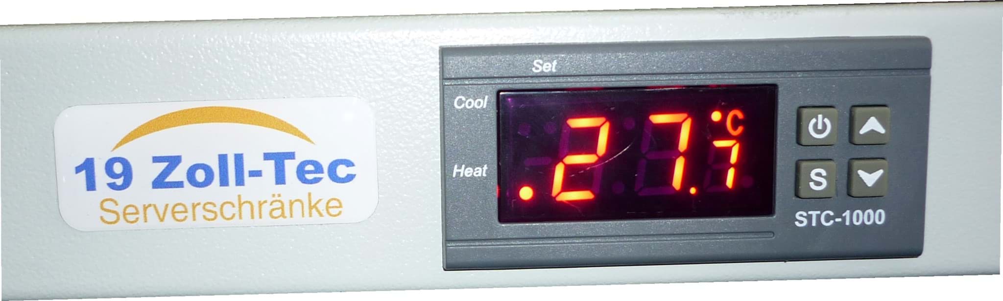 Digitale Lüftersteuerung mit Temperaturanzeige